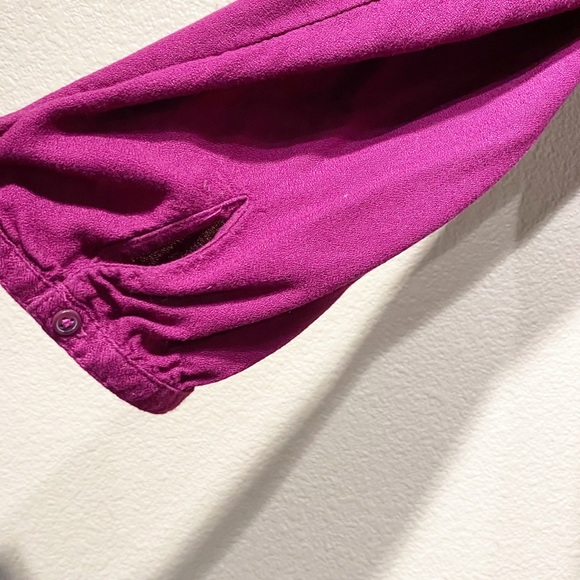 Old Navy XXL Maroon Long  Sleeve Top - Picture 4 of 6